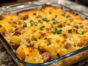Cheesy Ranch Potatoes and Sausage