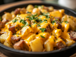 Cheesy Ranch Potatoes and Sausage