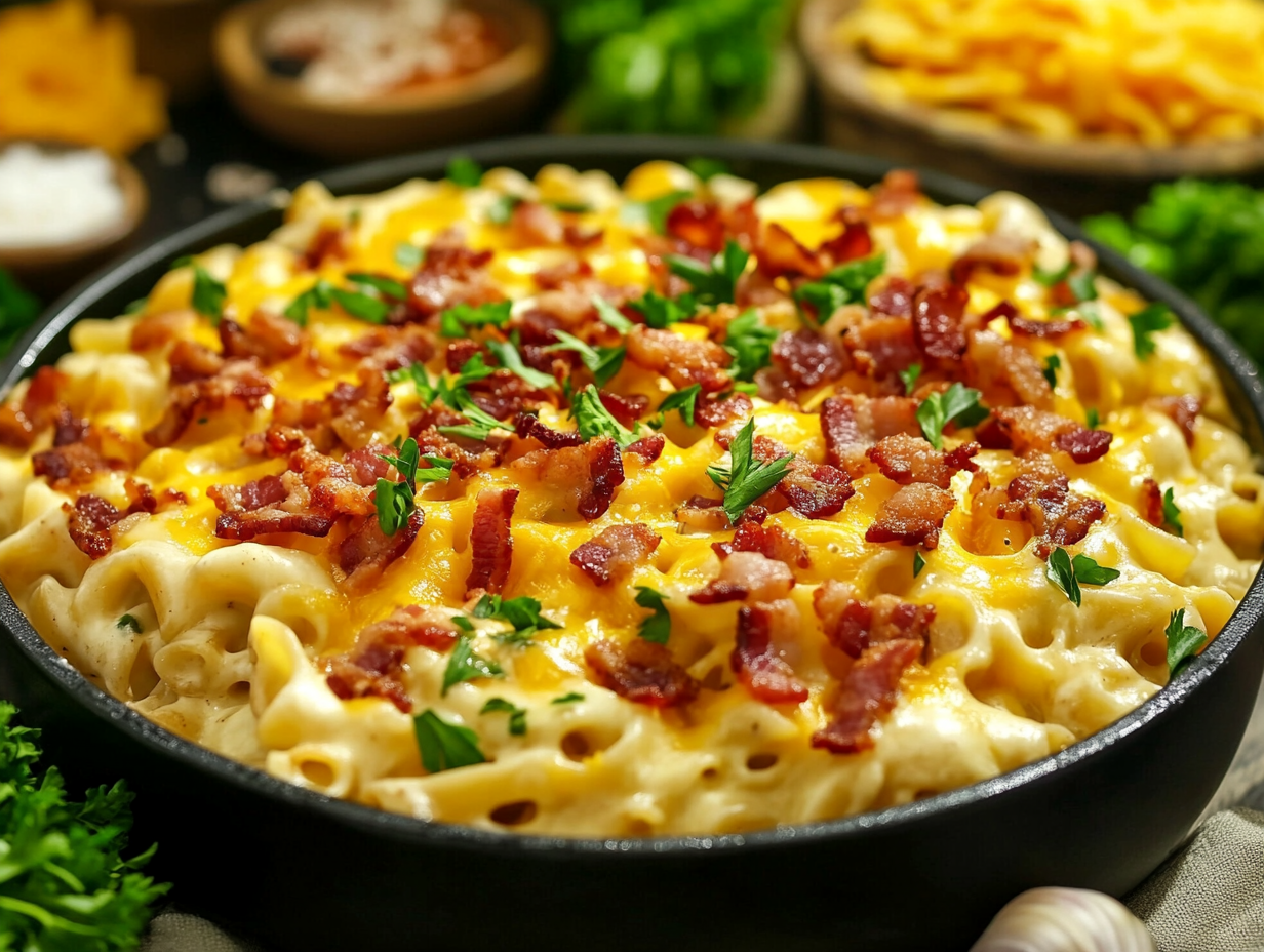 Loaded Bacon Cheeseburger Pasta Recipe