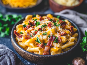 Loaded Bacon Cheeseburger Pasta Recipe