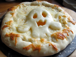 Halloween Ghost Pizza