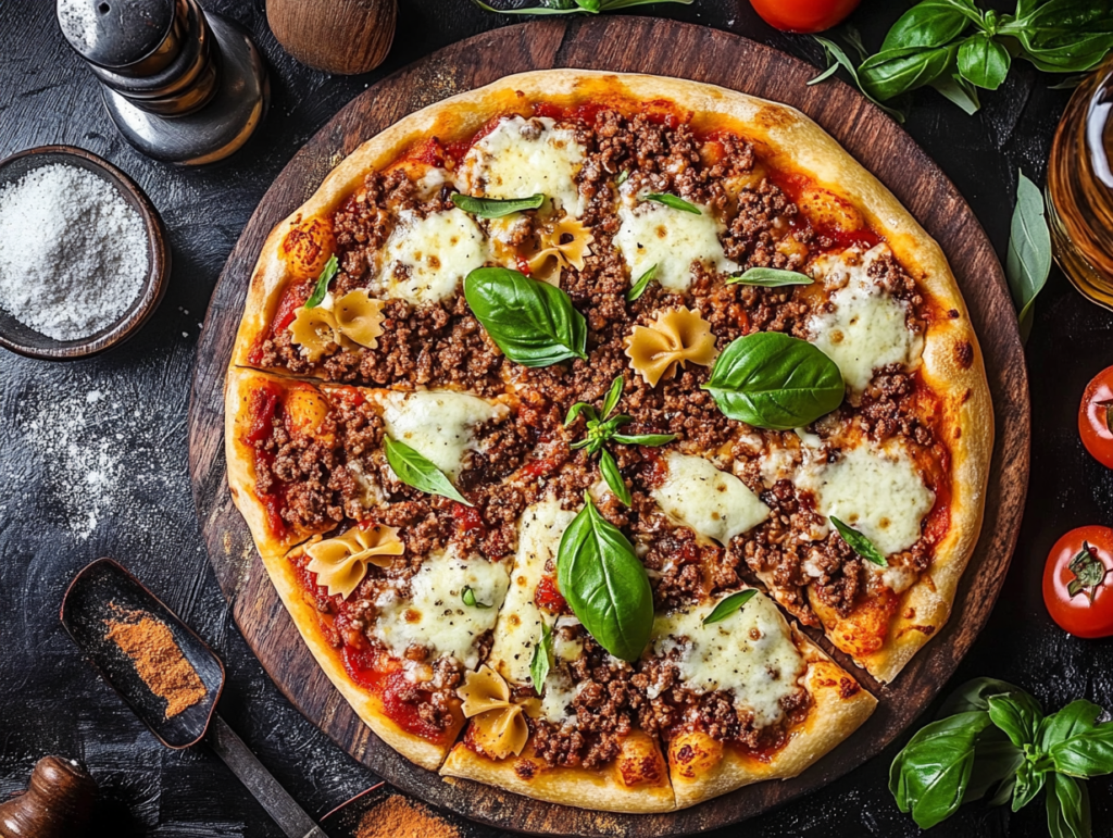 Bowtie Pasta with Ground Beef