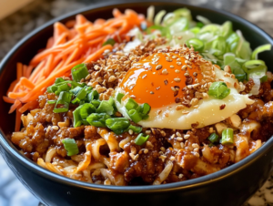 Try this quick and healthy Egg Roll in a Bowl recipe! It’s a flavorful, low-carb meal packed with veggies and protein. Ready in 20 minutes!