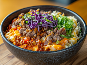 Try this quick and healthy Egg Roll in a Bowl recipe! It’s a flavorful, low-carb meal packed with veggies and protein. Ready in 20 minutes!