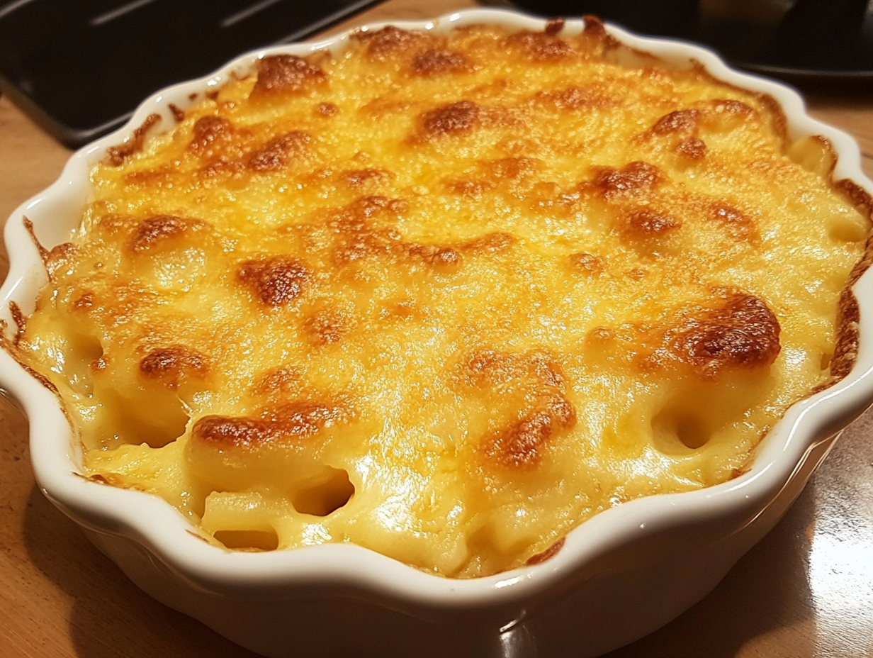 "Discover how to make the creamiest, cheesiest macaroni and cheese at home with this easy recipe. Perfect for family dinners or cozy nights in!"