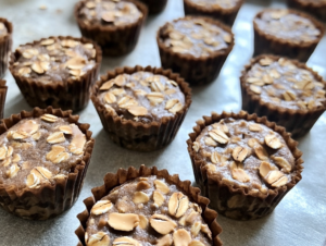 No Bake Peanut Butter Oat Cups
