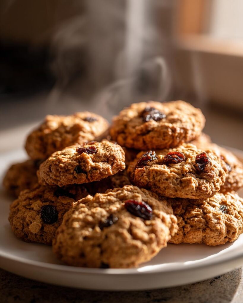 Chewy Oatmeal Raisin Cookies