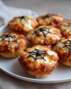 Spiderweb Pizza Bites