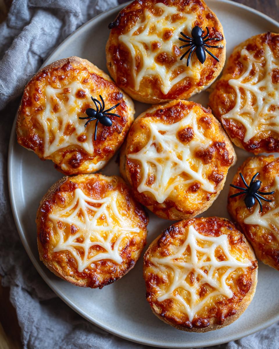 Spiderweb Pizza Bites