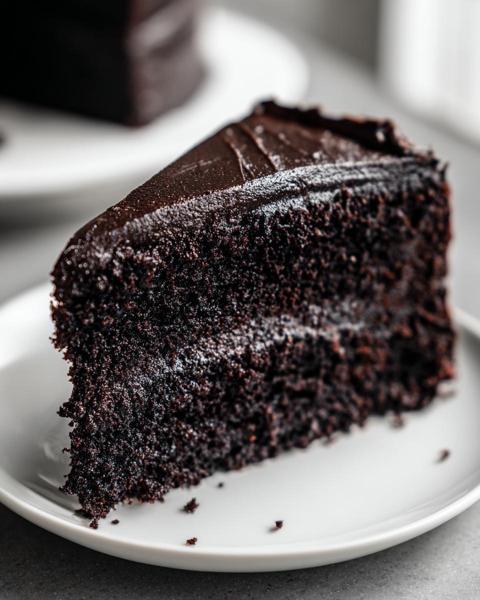 Spooky Black Velvet Halloween Cake