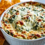 Cheesy Spinach and Artichoke Dip – Party Favorite