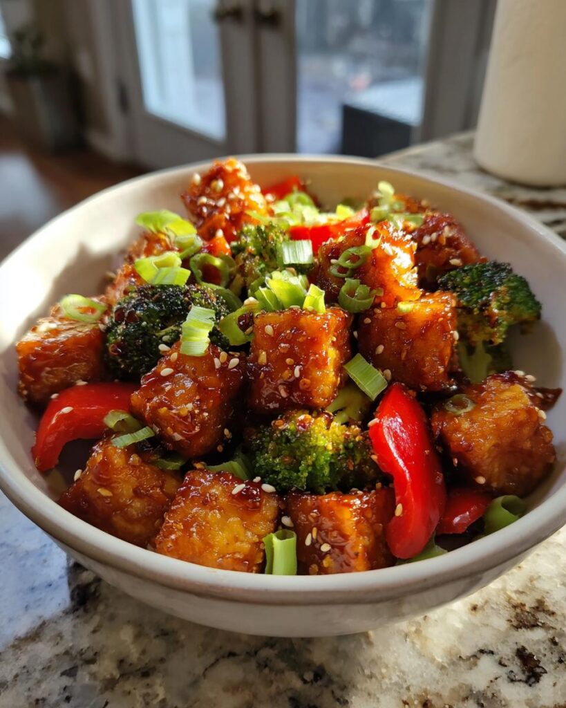 Chinese Orange-Ginger Tofu Stir-Fry