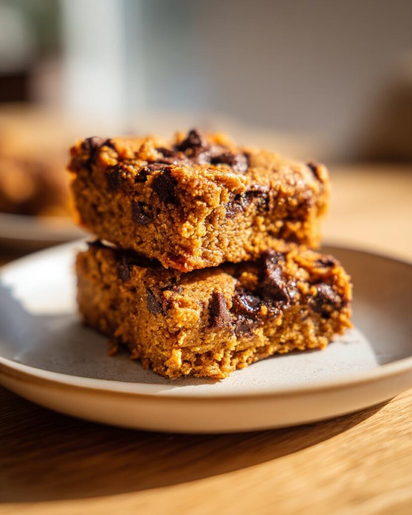 Cinnamon-Spiced Chickpea Blondies