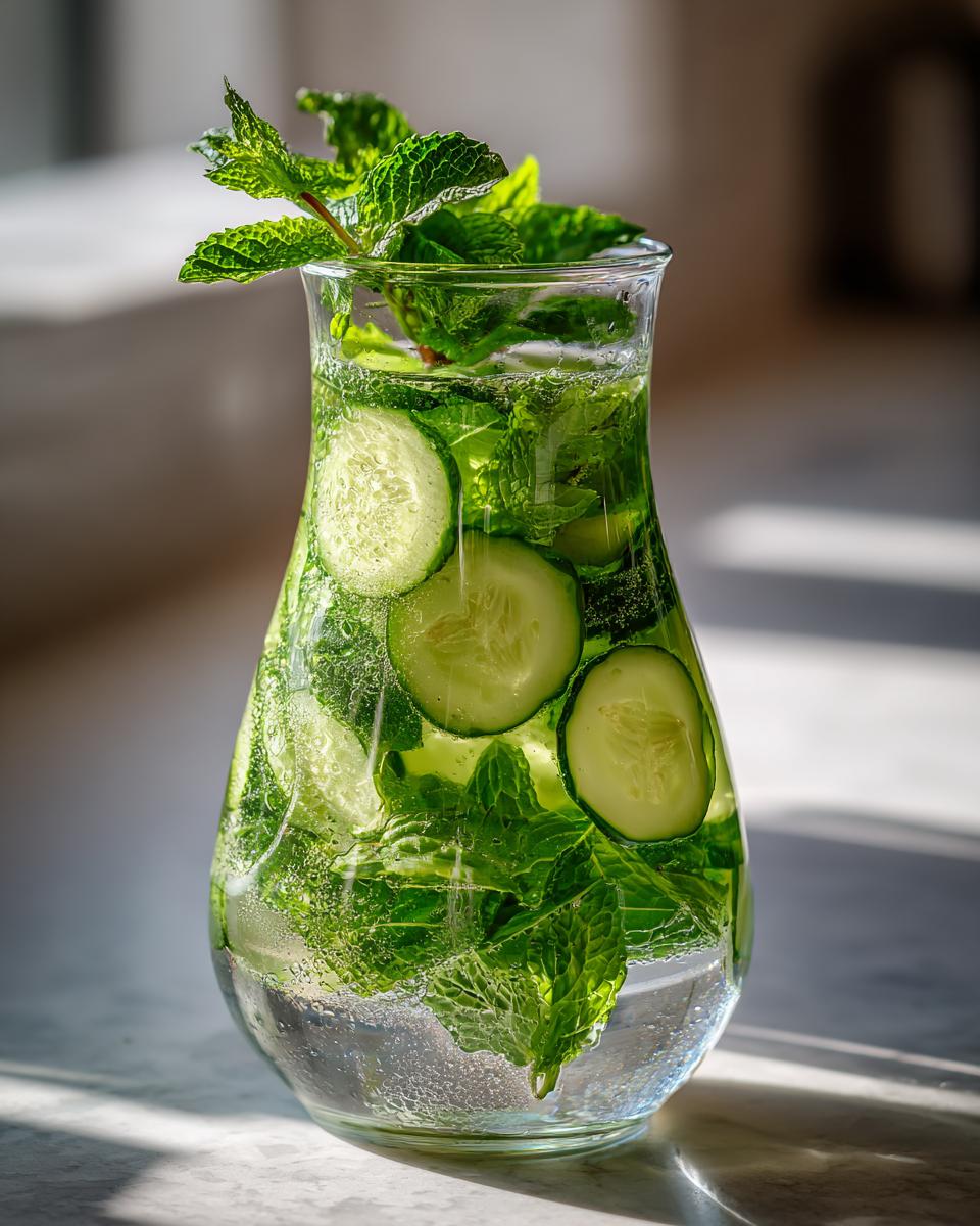 Cucumber-Mint Infused Water