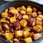 Fall Harvest Apple & Walnut Pork Skillet