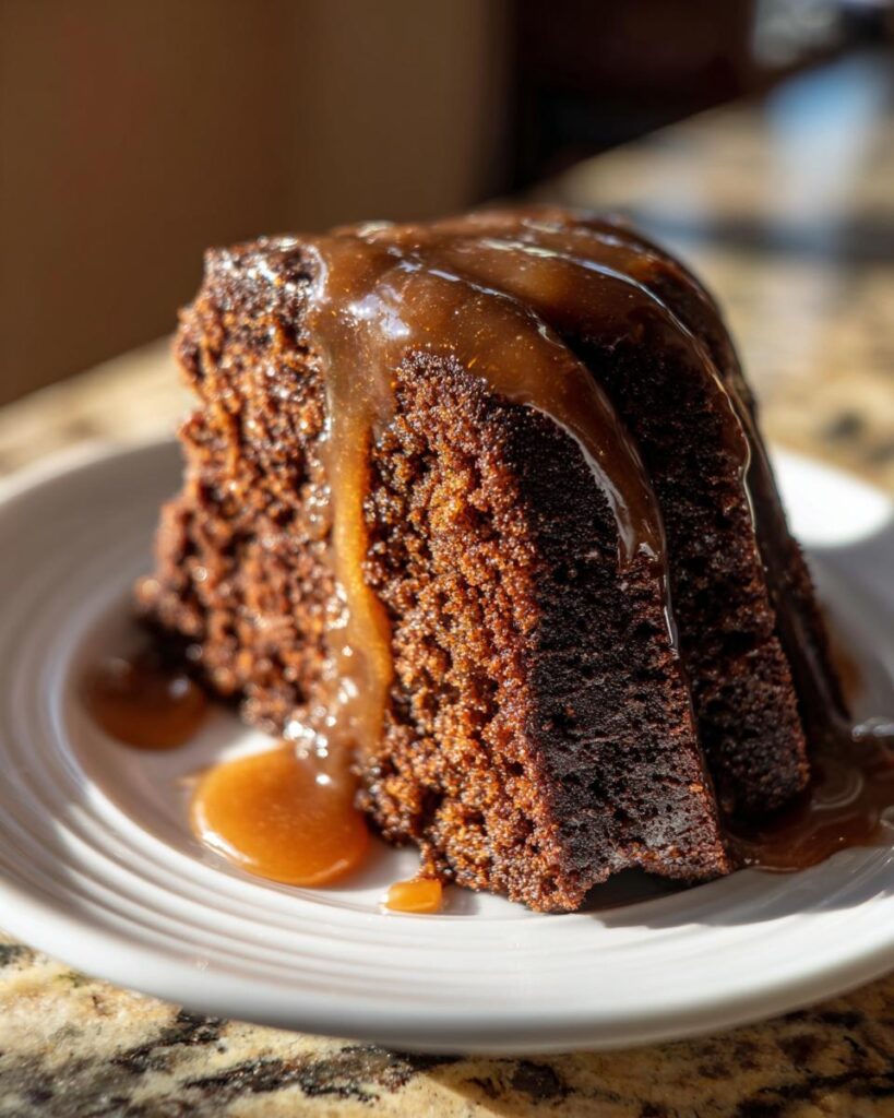 Gingerbread Bundt Cake with Maple Glaze