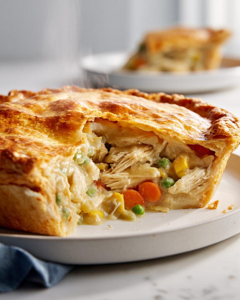 Homemade Chicken Pot Pie with Flaky Crust