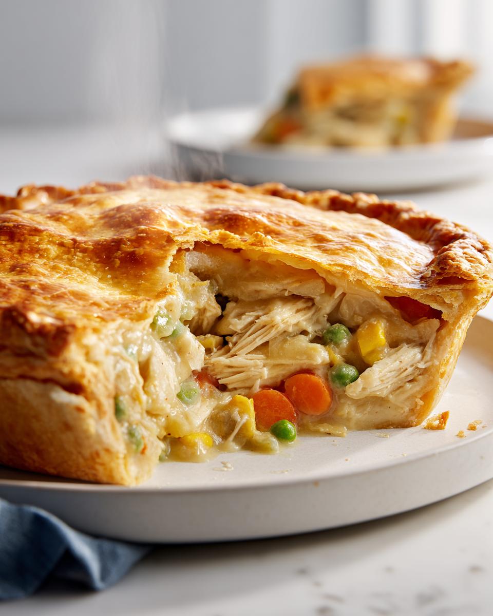 Homemade Chicken Pot Pie with Flaky Crust