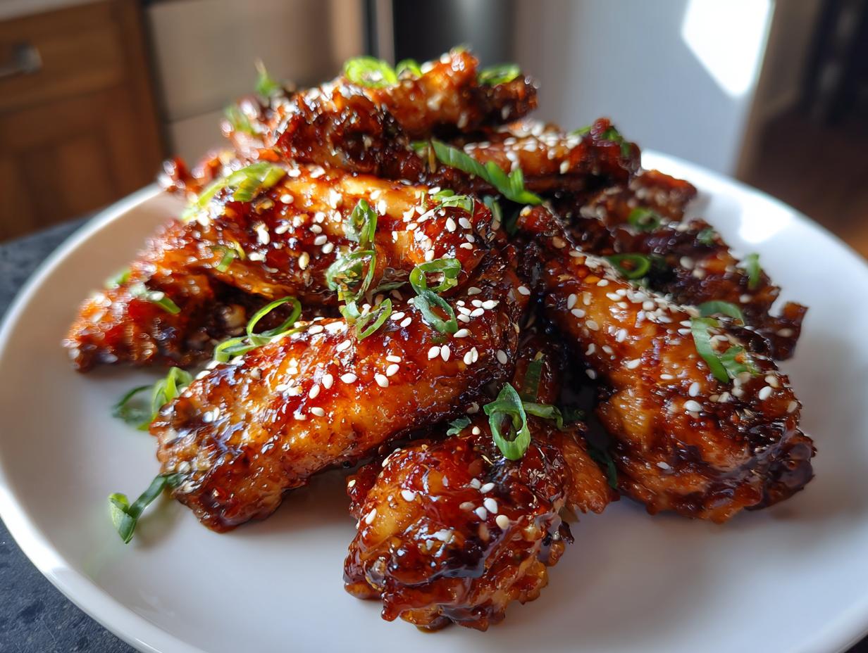 Honey Garlic Chicken Wings