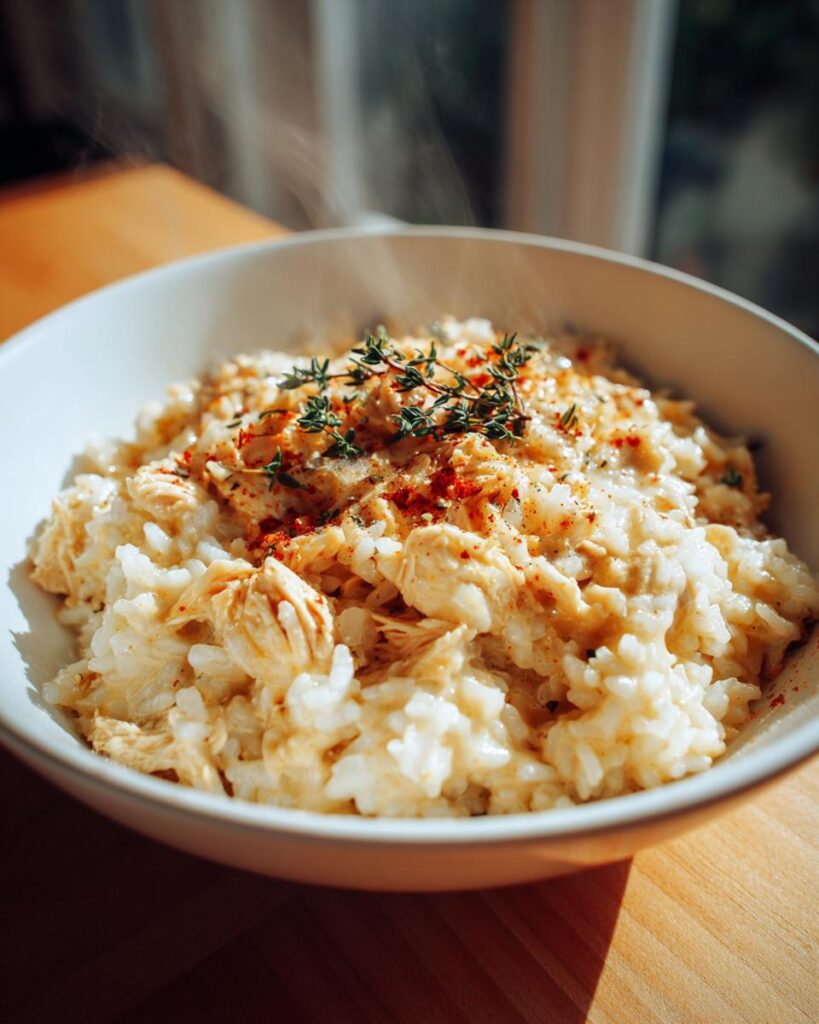 One-Pot Creamy Chicken and Rice