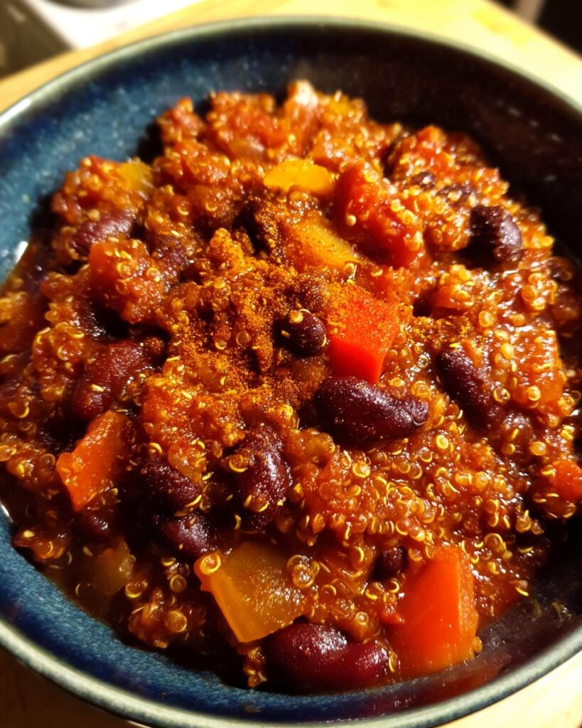 Quinoa & Bean Chili in Your Slow Cooker