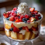 Simple Trifle with Berries & Vanilla Cream