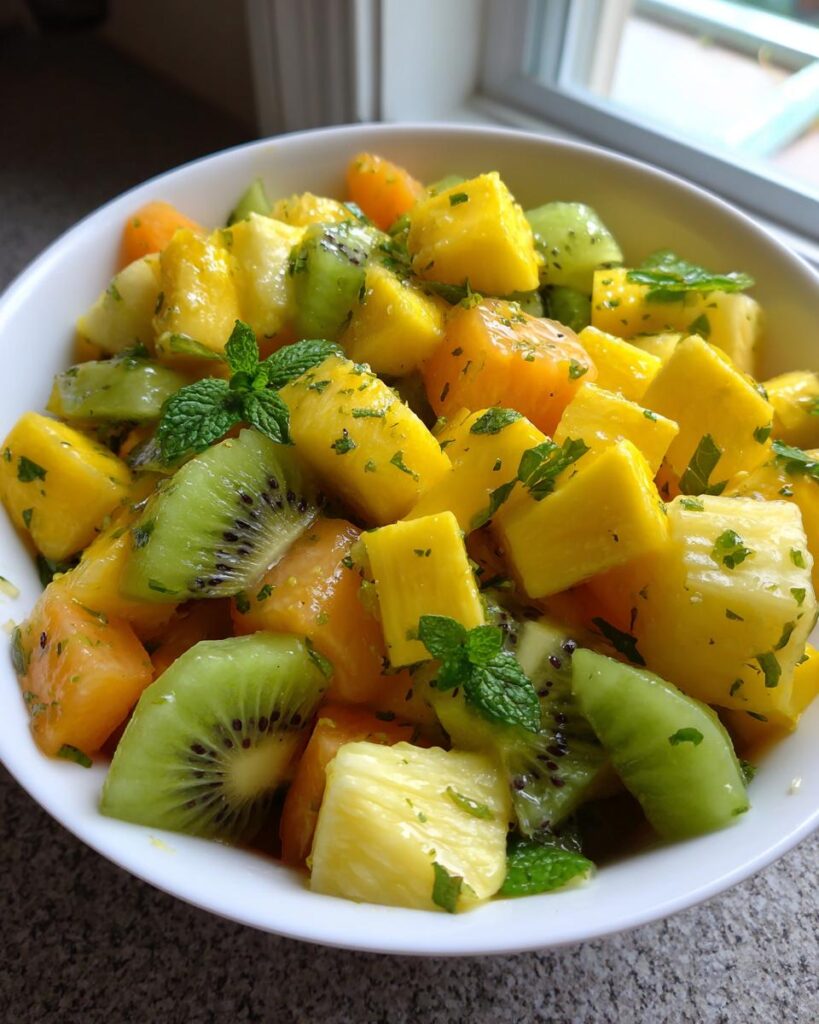 Tropical Fruit Salad with Lime