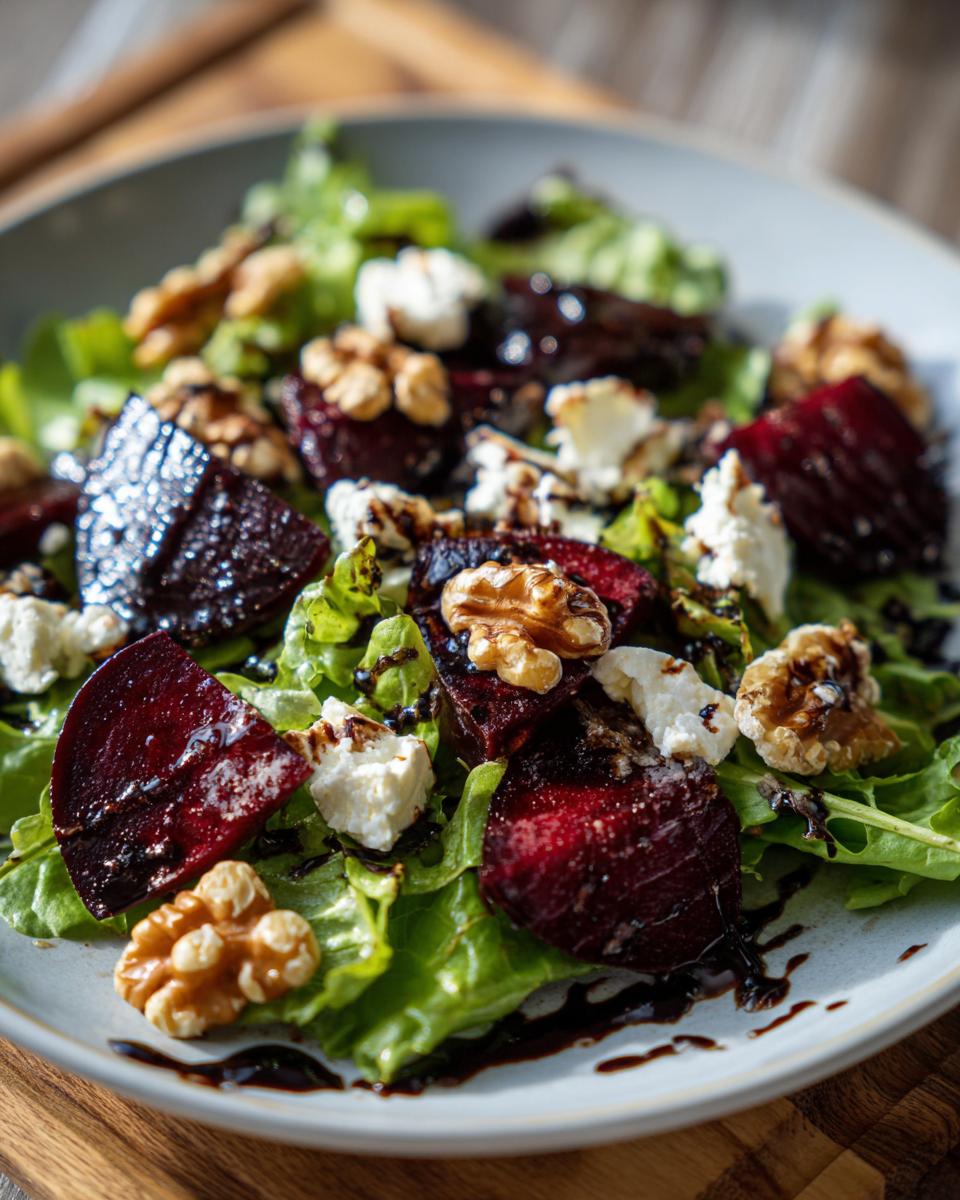 Valentine’s Beet & Goat Cheese Salad