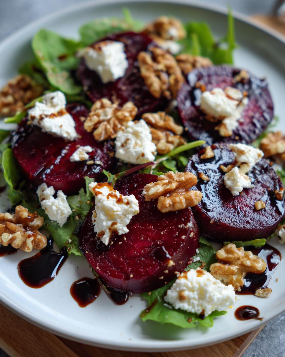 Valentine’s Beet & Goat Cheese Salad
