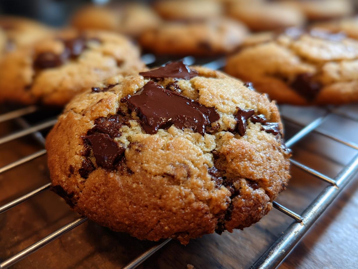 Close-up of a delicious chocolate chip cookie, This Tastes Like It Came from a Bakery.
