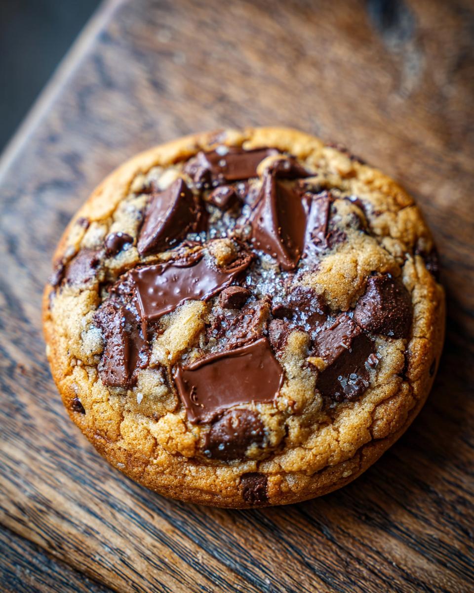 Close-up of a giant chocolate chip cookie, perfect dessert for family gatherings.