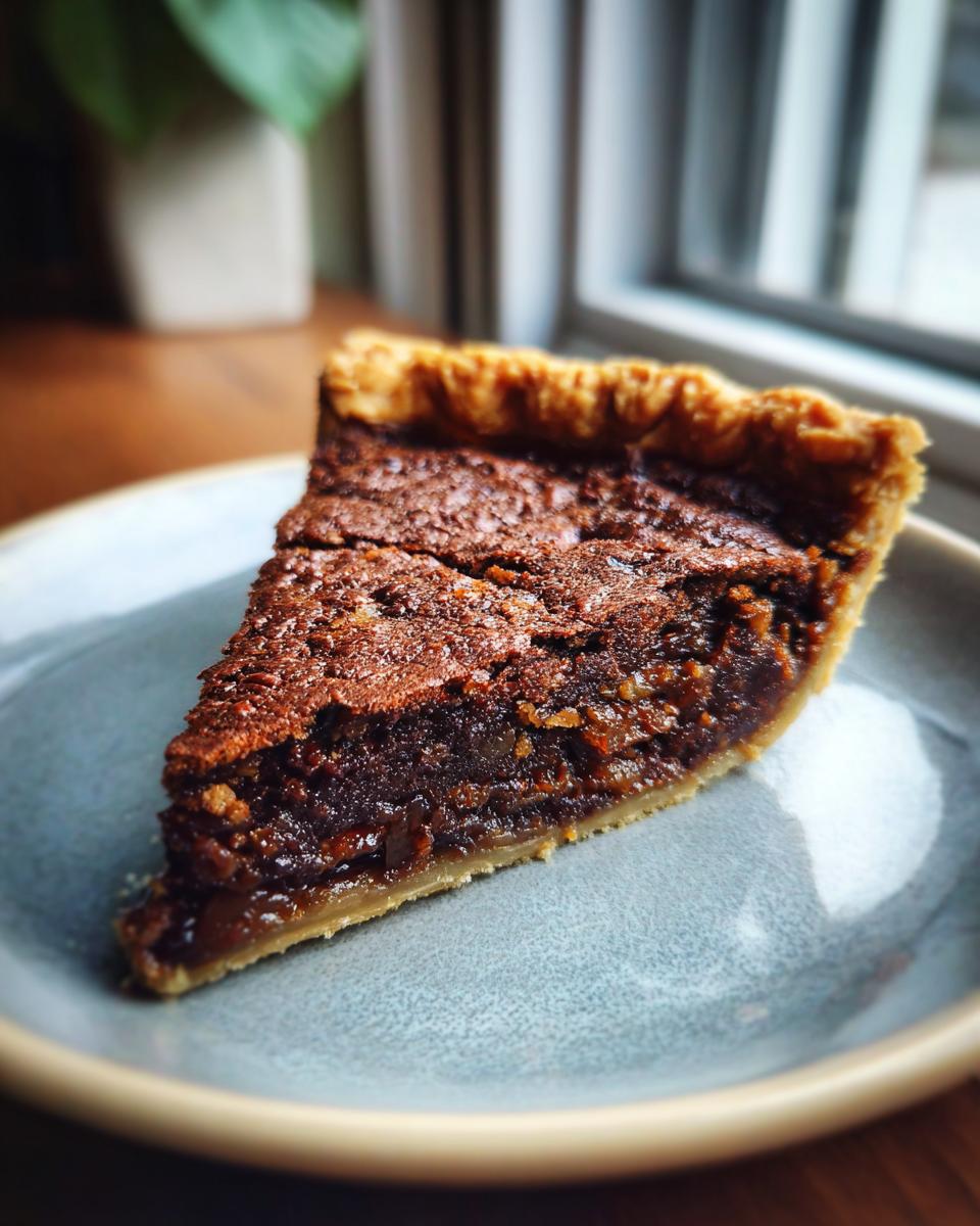 A single slice of pie, the dessert everyone asks for on holidays, on a plate.