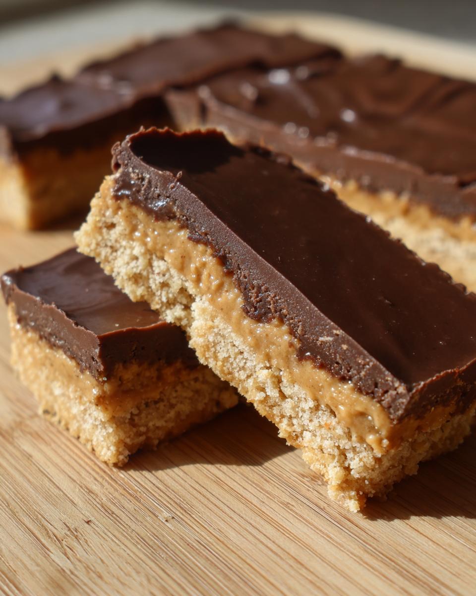Close-up of the delicious No Bake Dessert everyone is obsessed with, layered with chocolate.