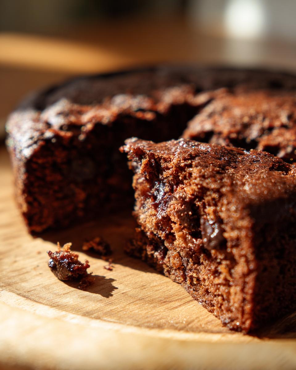 Close-up of a slice of the No Mixer Dessert that never fails, showing its texture and ingredients.