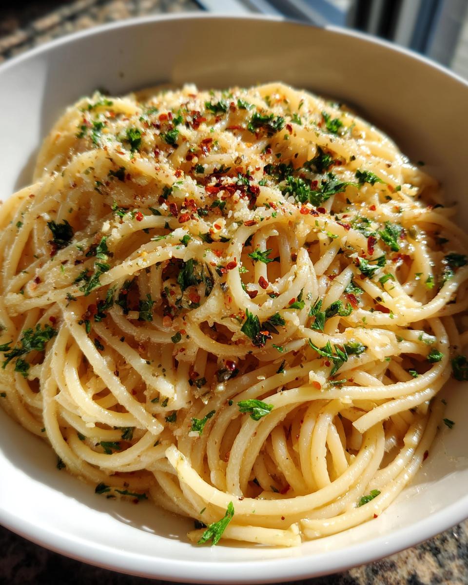 Close-up of a bowl of pasta with herbs and spices. This Simple Recipe Took Over My Facebook Feed.