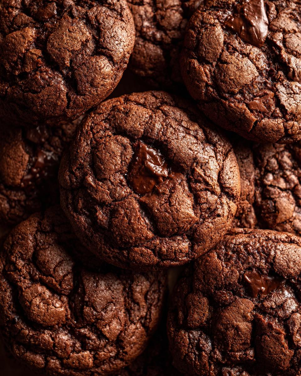Close-up of a pile of delicious Cookies That Get Softer Every Single Day, with chocolate chunks.