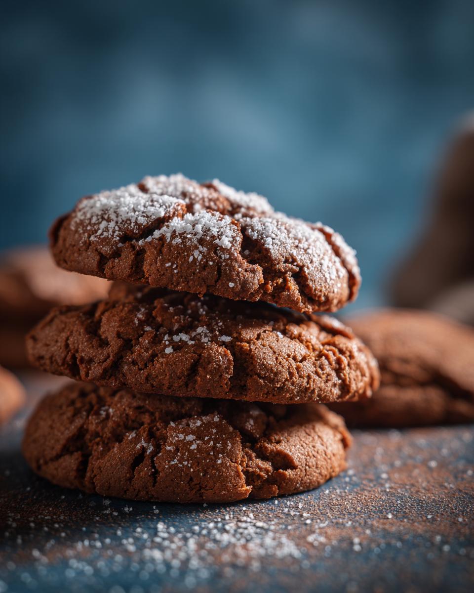 Close-up of a stack of soft cookies, perfect for the recipe: Cookies That Get Softer Every Single Day.