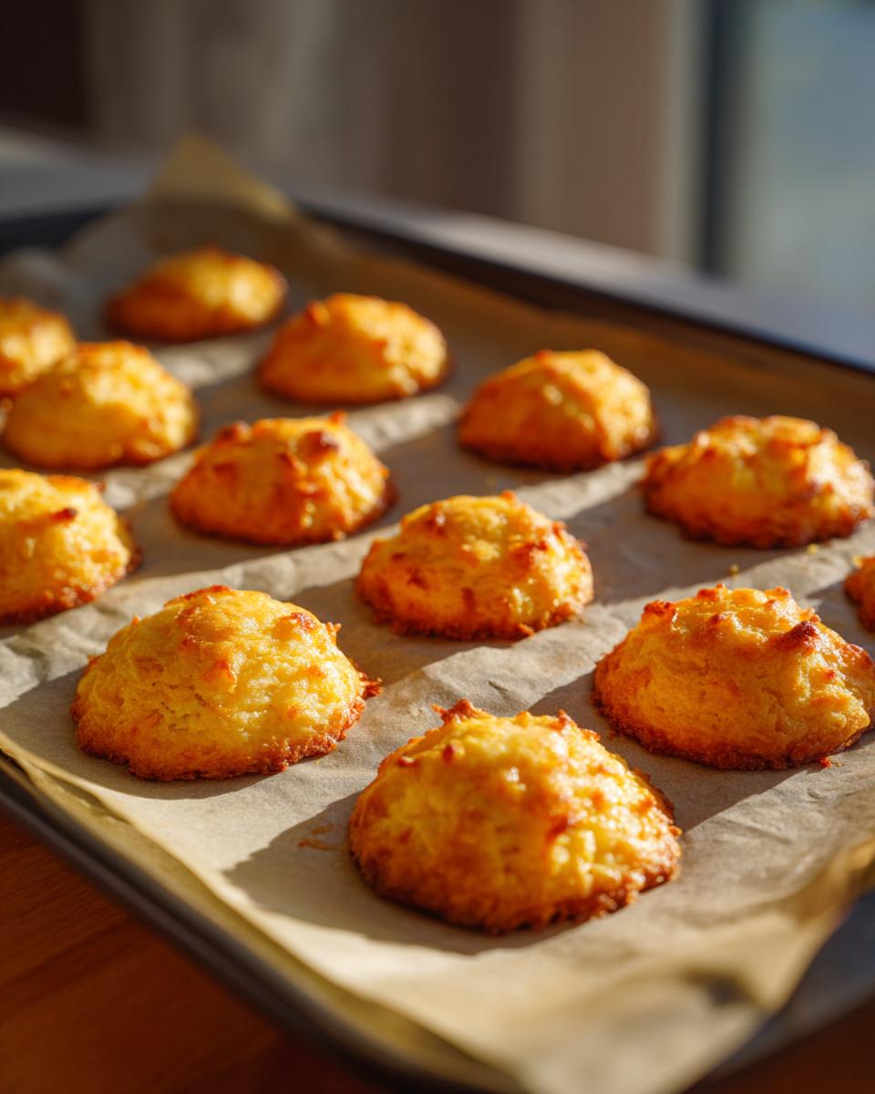 Freshly baked 3-Ingredient Tuna Cat Treats on parchment paper, ready for your cat to enjoy.