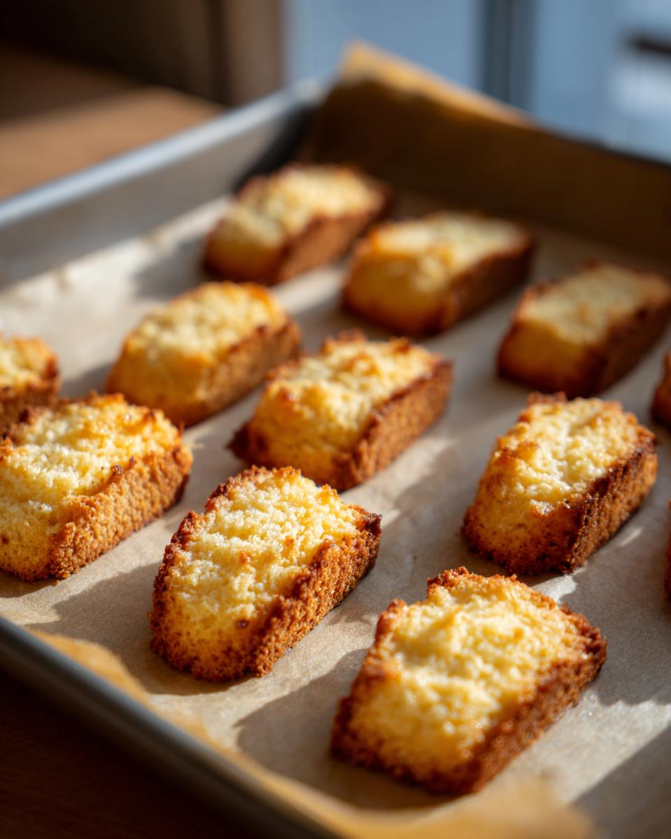 Freshly baked 3-Ingredient Tuna Cat Treats on a parchment-lined baking sheet, ready to be enjoyed by cats.