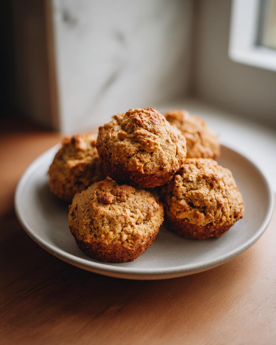 Close-up of baked Chicken Liver Cat Treats on a plate, ready to be enjoyed by your cat.