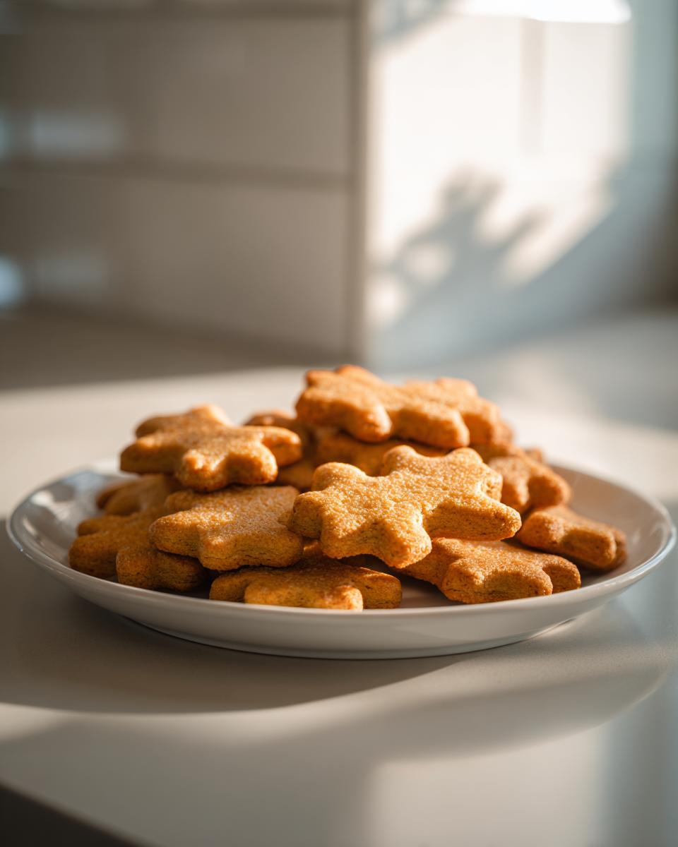 A plate piled high with homemade Easter Bunny-Shaped Cat Treats, ready to be enjoyed.