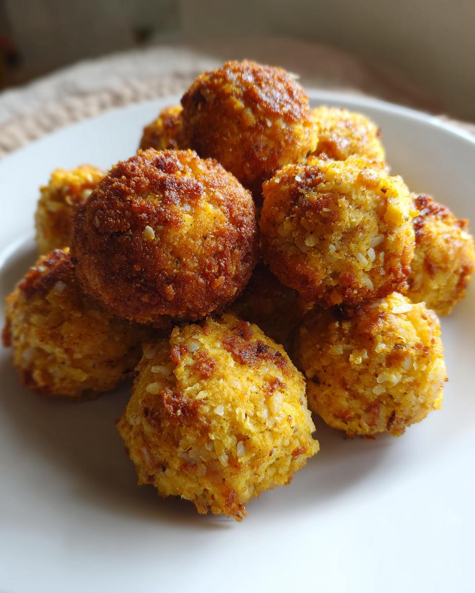 A pile of golden-brown Grain-Free Fish Cat Treats on a white plate.