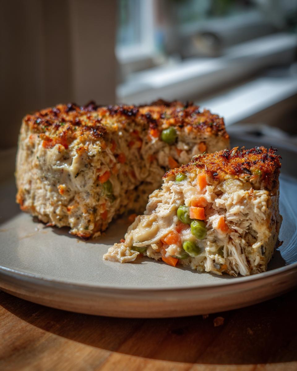 A slice of delicious Homemade Cat Birthday Cake with vegetables, ready to serve.