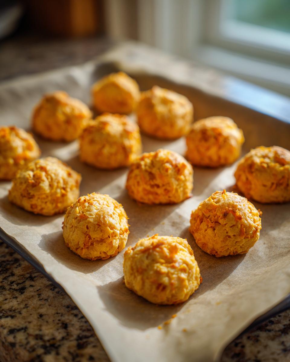 Close-up of freshly baked Soft Senior Cat Treats on parchment paper, ready to be served.