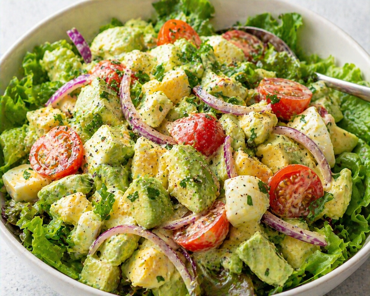 Creamy Avocado Egg Salad
