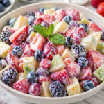Creamy Berry Fruit Salad