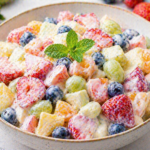 Creamy Fruit Salad with Yogurt – Easy & Healthy Breakfast Bowl