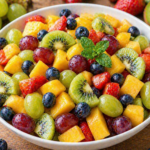 Fresh Fruit Salad Bowl with Mango