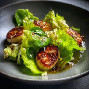 Roasted Radish & Butter Lettuce Salad