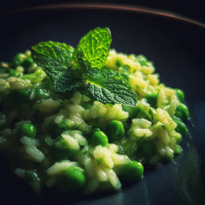 Spring Pea & Mint Risotto